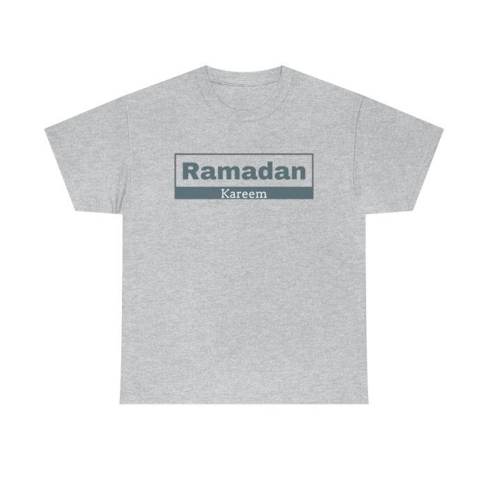 Celebrate Ramadan in Style with Our Unisex Heavy Cotton T-shirt